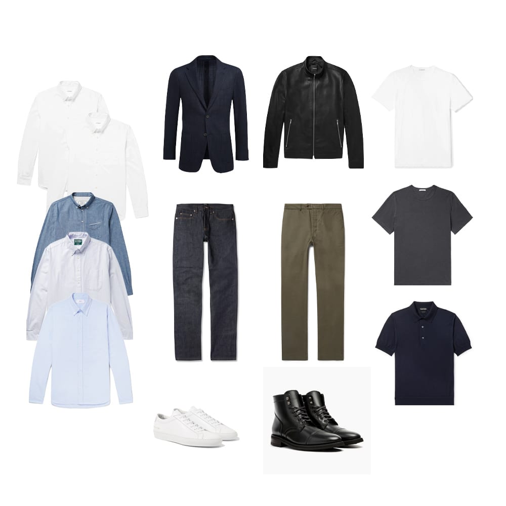 minimalista ruházat férfiaknak
